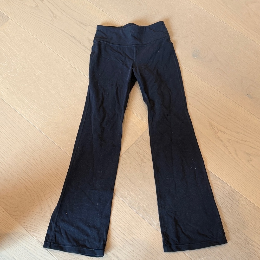 Athleta Kids Black Flare Leggings